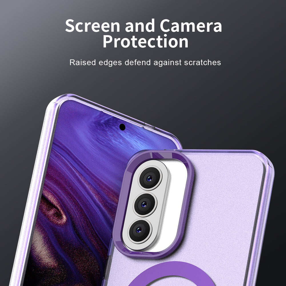 Husa de protectie Techsuit CandyCase MagSafe compatibil cu Samsung Galaxy A37 5G, Mov