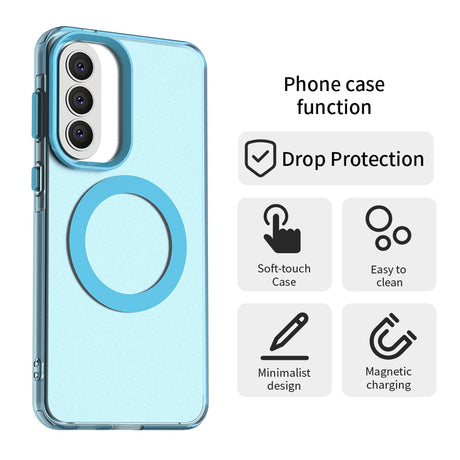 Husa de protectie Techsuit CandyCase MagSafe compatibil cu Samsung Galaxy A37 5G, Albastru