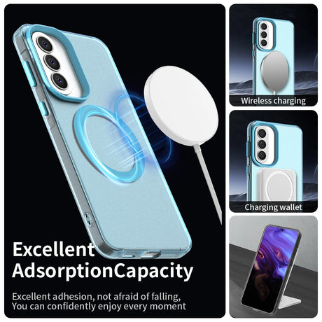 Husa de protectie Techsuit CandyCase MagSafe compatibil cu Samsung Galaxy A37 5G, Albastru