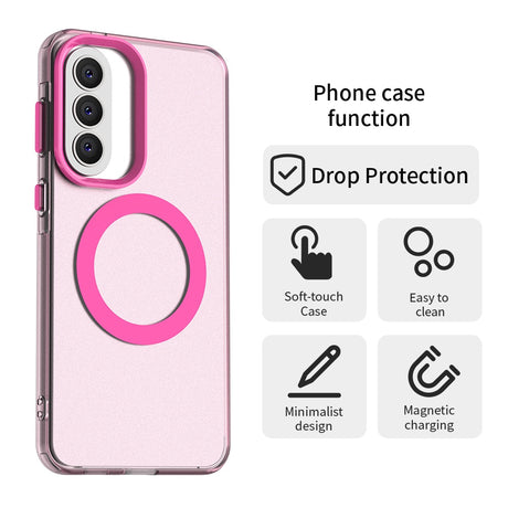 Husa de protectie Techsuit CandyCase MagSafe compatibil cu Samsung Galaxy A37 5G, Roz