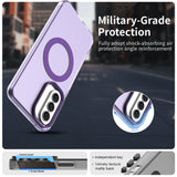 Husa de protectie Techsuit CandyCase MagSafe compatibil cu Samsung Galaxy A57 5G, Mov