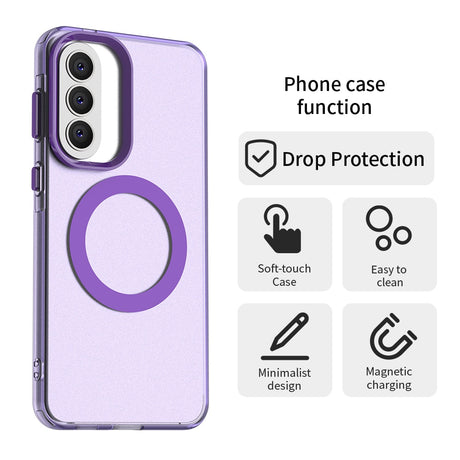 Husa de protectie Techsuit CandyCase MagSafe compatibil cu Samsung Galaxy A57 5G, Mov