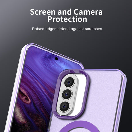 Husa de protectie Techsuit CandyCase MagSafe compatibil cu Samsung Galaxy A57 5G, Mov