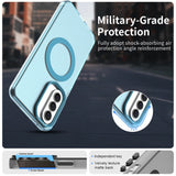 Husa de protectie Techsuit CandyCase MagSafe compatibil cu Samsung Galaxy A57 5G, Albastru