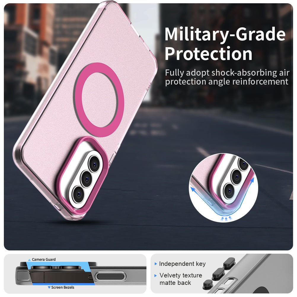 Husa de protectie Techsuit CandyCase MagSafe compatibil cu Samsung Galaxy A57 5G, Roz
