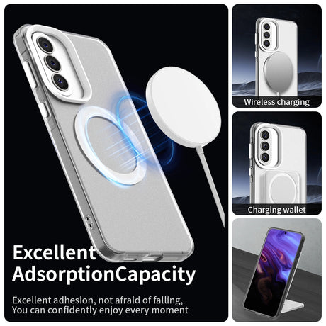 Husa de protectie Techsuit CandyCase MagSafe compatibil cu Samsung Galaxy A57 5G, Alb