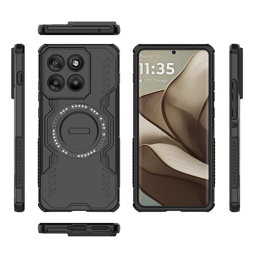Husa de protectie Techsuit ArmorMag compatibil cu Motorola Edge 70, Albastru