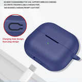 Casti Techsuit Silicone Case, for AirPods 4, Smooth Ultrathin Material, Mov