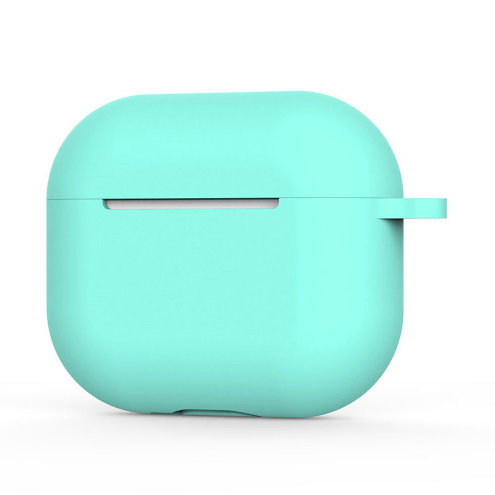 Casti Techsuit Silicone Case, for AirPods 4, Smooth Ultrathin Material, Turcoaz