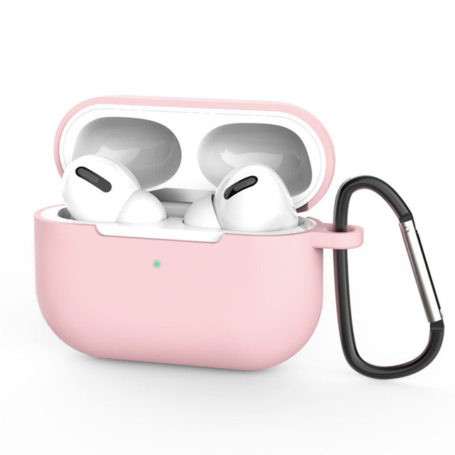 Casti Techsuit Silicone Case, for AirPods Pro 3, Smooth Ultrathin Material, Roz