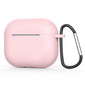 Casti Techsuit Silicone Case, for AirPods 4, Smooth Ultrathin Material, Roz
