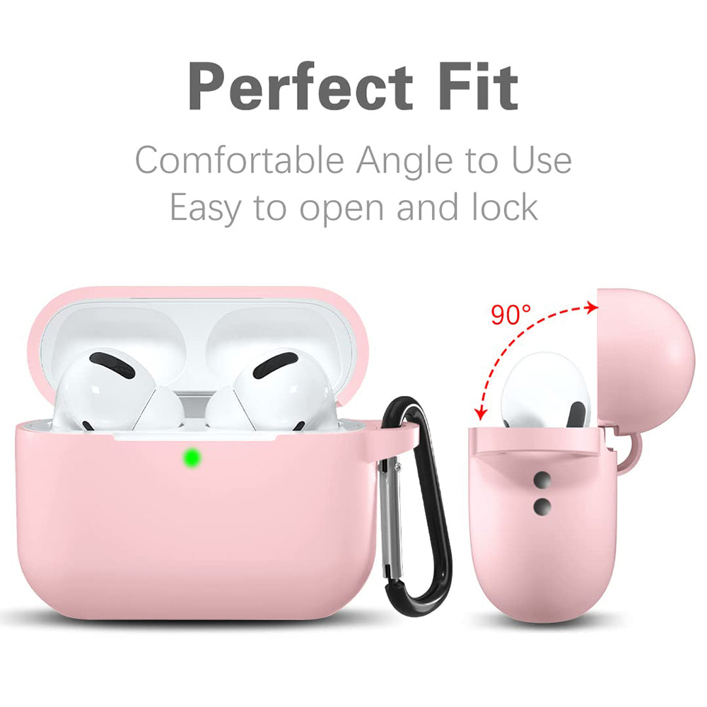 Casti Techsuit Silicone Case, for AirPods 4, Smooth Ultrathin Material, Roz