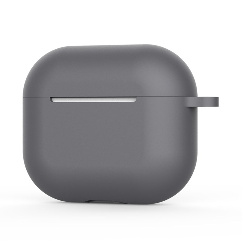 Casti Techsuit Silicone Case, for Samsung Galaxy Buds 3 / 3 Pro / 3 FE, Smooth Ultrathin Material, Gri