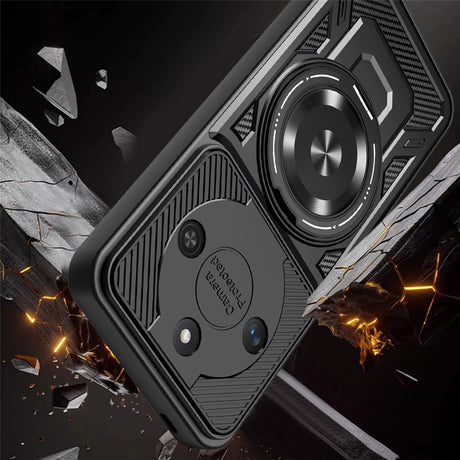Husa de protectie Techsuit RuggedCam compatibil cu Honor X9c Smart, Gri
