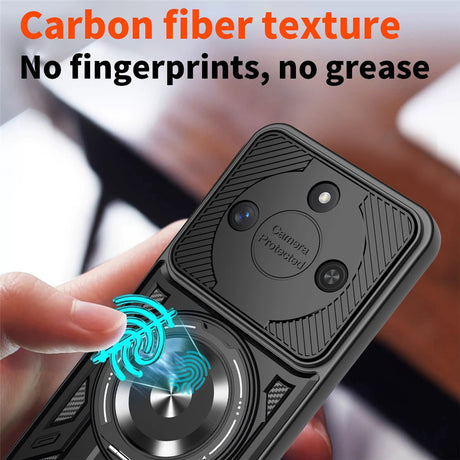 Husa de protectie Techsuit RuggedCam compatibil cu Honor X9c Smart, Albastru