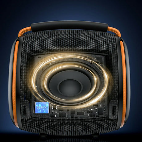 Casti Yesido Wireless Speaker (YSW40), Bluetooth 5.3, Type-C, TF Card, USB, 1200mAh, 8W, Negru