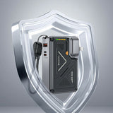Baterie externa Yesido (YP89), 10000mAh, USB / Lightning / Type-C, 22.5W, Gri