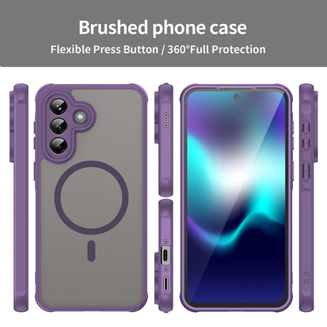 Husa de protectie Techsuit HaloFrost II MagSafe compatibil cu Samsung Galaxy A37 5G, Mov