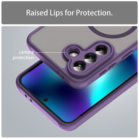 Husa de protectie Techsuit HaloFrost II MagSafe compatibil cu Samsung Galaxy A37 5G, Mov