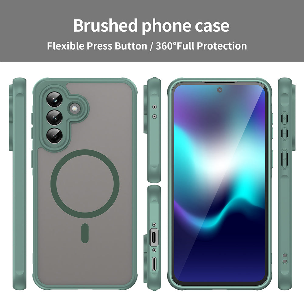 Husa de protectie Techsuit HaloFrost II MagSafe compatibil cu Samsung Galaxy A37 5G, Verde