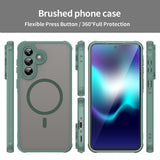 Husa de protectie Techsuit HaloFrost II MagSafe compatibil cu Samsung Galaxy A37 5G, Verde