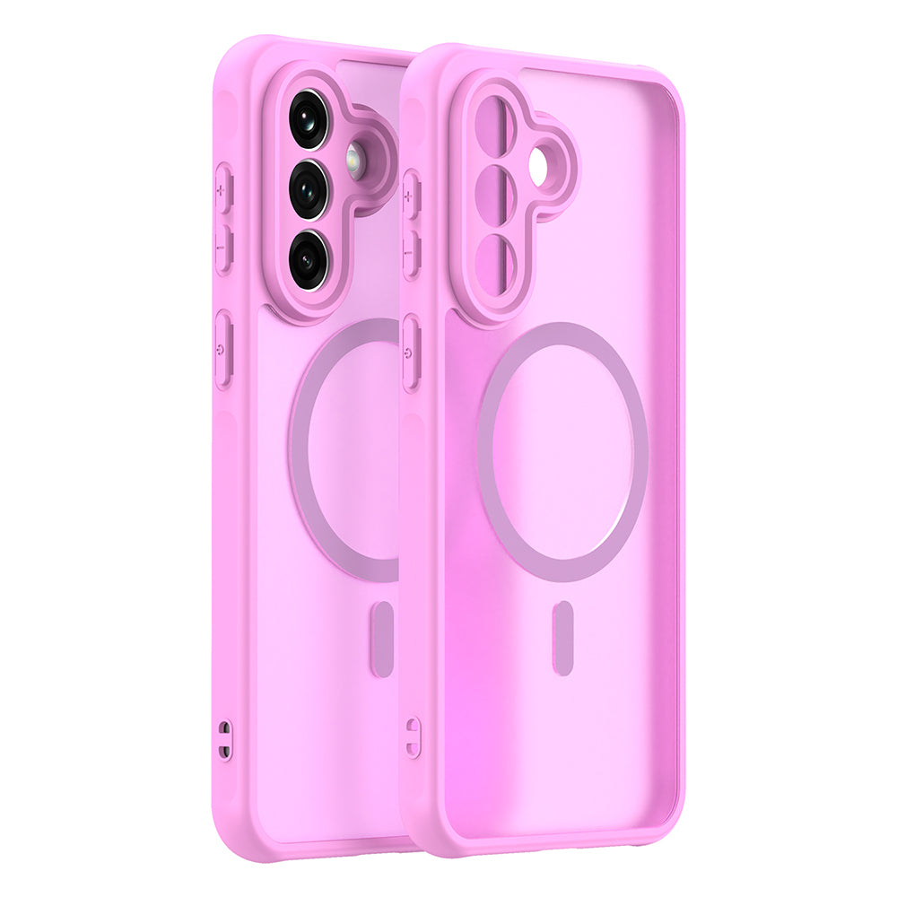 Husa de protectie Techsuit HaloFrost II MagSafe compatibil cu Samsung Galaxy A37 5G, Roz