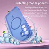 Husa de protectie Techsuit HaloFrost II MagSafe compatibil cu Samsung Galaxy A57 5G, Albastru Cer