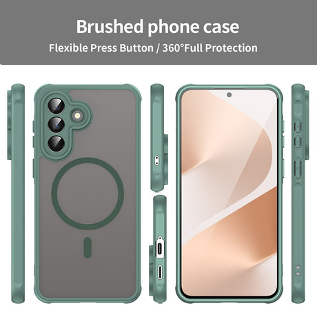 Husa de protectie Techsuit HaloFrost II MagSafe compatibil cu Samsung Galaxy A57 5G, Verde
