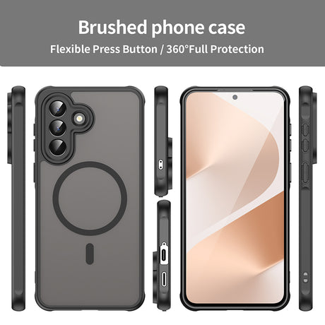 Husa de protectie Techsuit HaloFrost II MagSafe compatibil cu Samsung Galaxy A57 5G, Negru