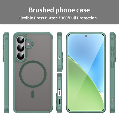 Husa de protectie Techsuit HaloFrost II MagSafe compatibil cu Samsung Galaxy S26 Plus, Verde