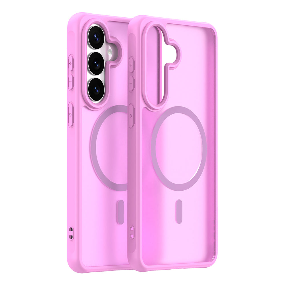 Husa de protectie Techsuit HaloFrost II MagSafe compatibil cu Samsung Galaxy S26 Plus, Roz