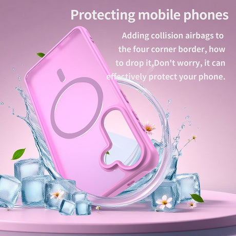 Husa de protectie Techsuit HaloFrost II MagSafe compatibil cu Samsung Galaxy S26 Plus, Roz