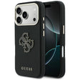 Husa de protectie Guess Hardcase Resin Logo (GUHCP17X5PS4RGGK) compatibil cu iPhone 17 Pro Max, Negru