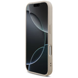 Husa de protectie Guess Hardcase 4G with Strap Triangle Logo MagSafe (GUHMP17LP4TSDPPSP) compatibil cu iPhone 17 Pro, Roz
