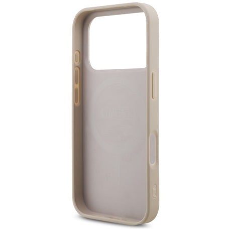 Husa de protectie Guess Hardcase 4G with Strap Triangle Logo MagSafe (GUHMP17LP4TSDPPSP) compatibil cu iPhone 17 Pro, Roz