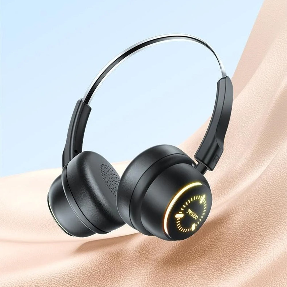Casti Yesido Wireless (EP15), for Kids, with Bluetooth, 40mm Speakers, 300mAh, Negru