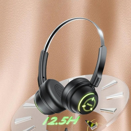 Casti Yesido Wireless (EP15), for Kids, with Bluetooth, 40mm Speakers, 300mAh, Negru