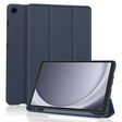Husa de protectie tableta Techsuit Flex Trifold (with Pencil Holder) compatibil cu Samsung Galaxy Tab A11 / A9, Albastru Inchis