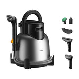 Gadget Deerma Steam Cleaner (BY700 S), 13000Pa, 1700W, High Temperature, 3 Modes, 5 Brush Heads, 6D Wash, Self-Cleaning, Negru