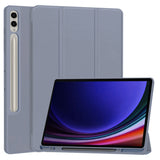 Husa de protectie tableta Techsuit Flex Trifold (with Pencil Holder) compatibil cu Samsung Galaxy Tab S9 Plus / S10 Plus / S9 FE Plus, Mov