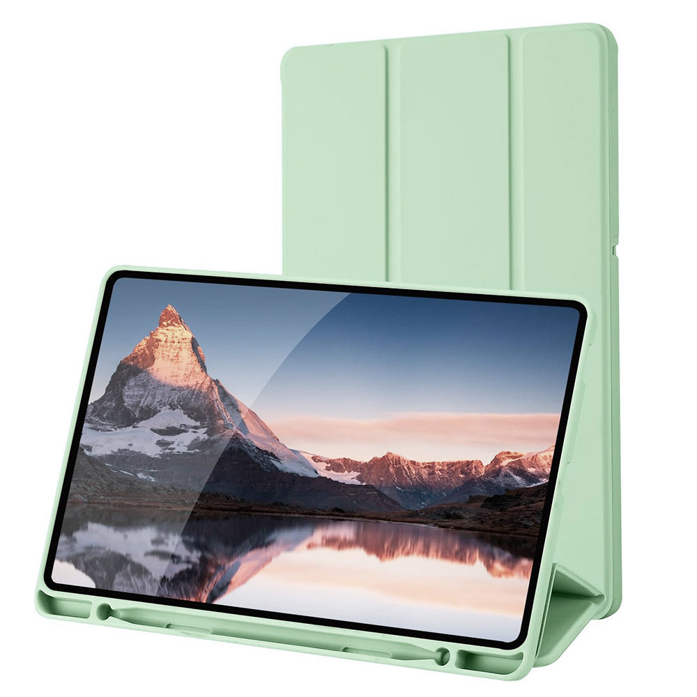 Husa de protectie tableta Techsuit Flex Trifold compatibil cu Samsung Galaxy Tab S6 Lite / 2022 / 2024, Verde