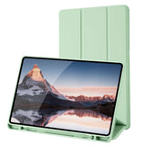 Husa de protectie tableta Techsuit Flex Trifold compatibil cu Samsung Galaxy Tab S6 Lite / 2022 / 2024, Verde