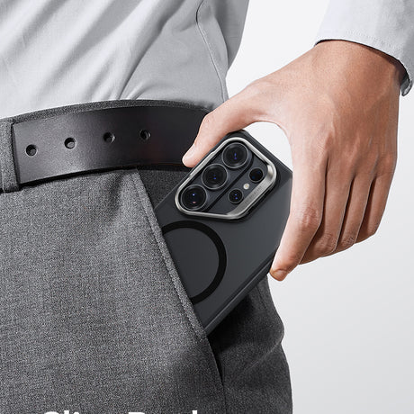 Husa de protectie ESR Classic Hybrid HaloLock Kickstand compatibil cu Samsung Galaxy S26 Ultra, Negru Mat