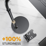 Suport Birou Lisen (YL0420050002), Ajustabil, Negru