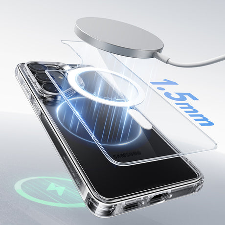 Husa de protectie ESR Classic Hybrid HaloLock Kickstand compatibil cu Samsung Galaxy S26 Plus, Transparent