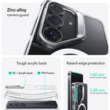 Husa de protectie ESR Classic Hybrid HaloLock Kickstand compatibil cu Samsung Galaxy S26 Plus, Transparent