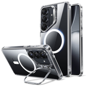 Husa de protectie ESR Classic Hybrid HaloLock Kickstand compatibil cu Samsung Galaxy S26 Plus, Transparent