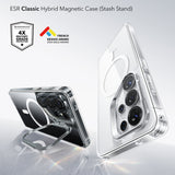 Husa de protectie ESR Classic Hybrid HaloLock Kickstand compatibil cu Samsung Galaxy S26 Ultra, Transparent