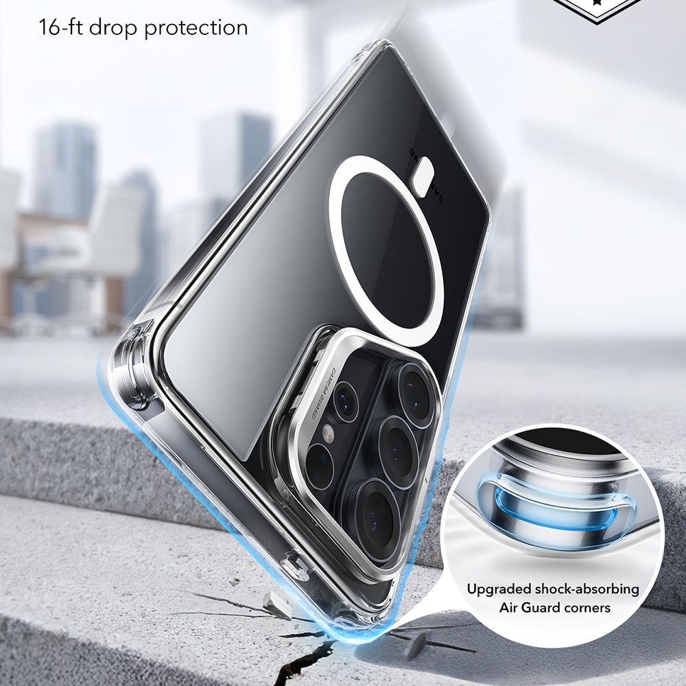 Husa de protectie ESR Classic Hybrid HaloLock Kickstand compatibil cu Samsung Galaxy S26 Ultra, Transparent