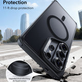 Husa de protectie ESR Classic Hybrid HaloLock compatibil cu Samsung Galaxy S26 Ultra, Negru Mat